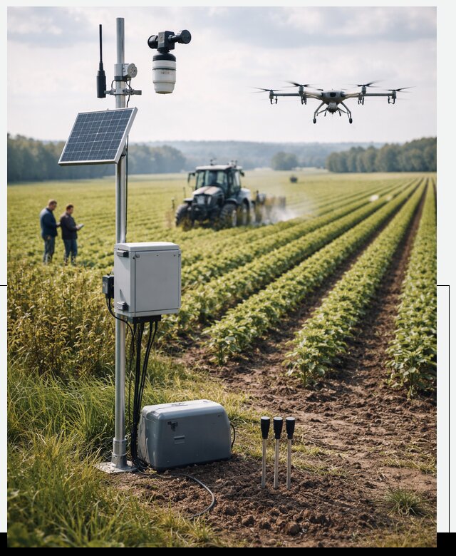 Разработка IoT мониторинга полей в Армавире от 8611 р. | АвикейРмв