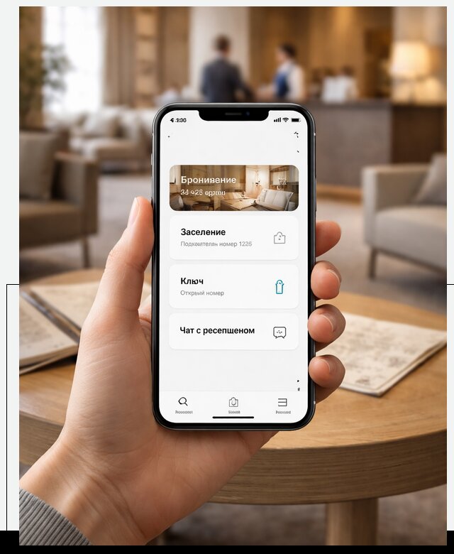 Мобильное приложение для гостей отеля в Армавире, управление сервисом